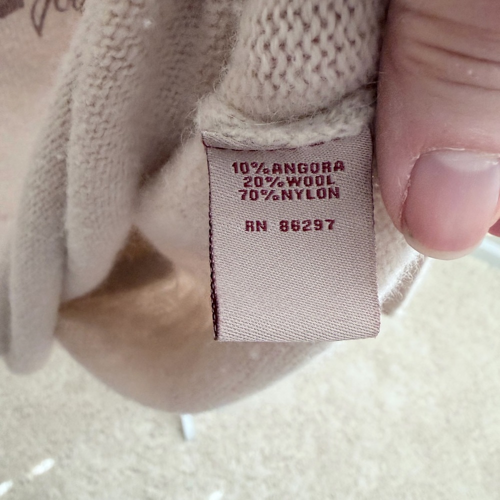 Joie cashmere sweater. Beige Long Sleeve Top with Beautiful Design - Picture 6 of 7